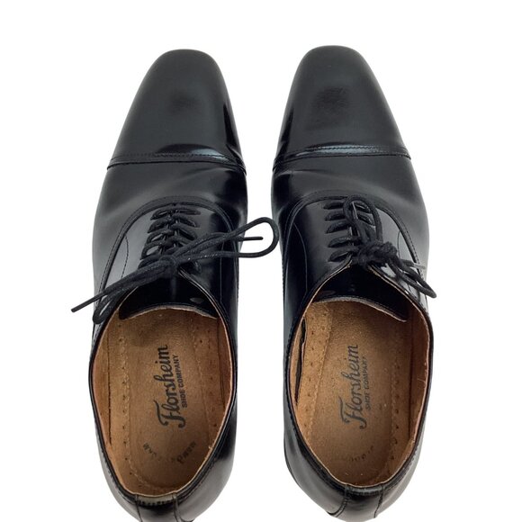 Florsheim Corbetta Cap-Toe Oxford Leather Dress Shoes Mens 9 D Black main image 8